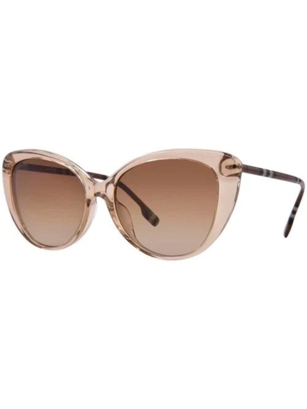 Burberry BE4407F 408813 Sunglasses Women's Peach/Brown Gradient Cat Eye 54mm